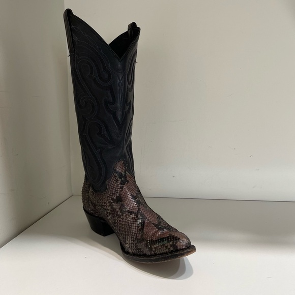 PANHANDLE SLIM WOMEN'S COWGIRL BOOT EXOTIC PYTHON R-TOE Western Yellowstone - Picture 2 of 15